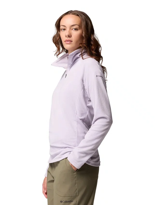 Blusão Fleece Columbia Feminino Glacial IV Zíper Lilás