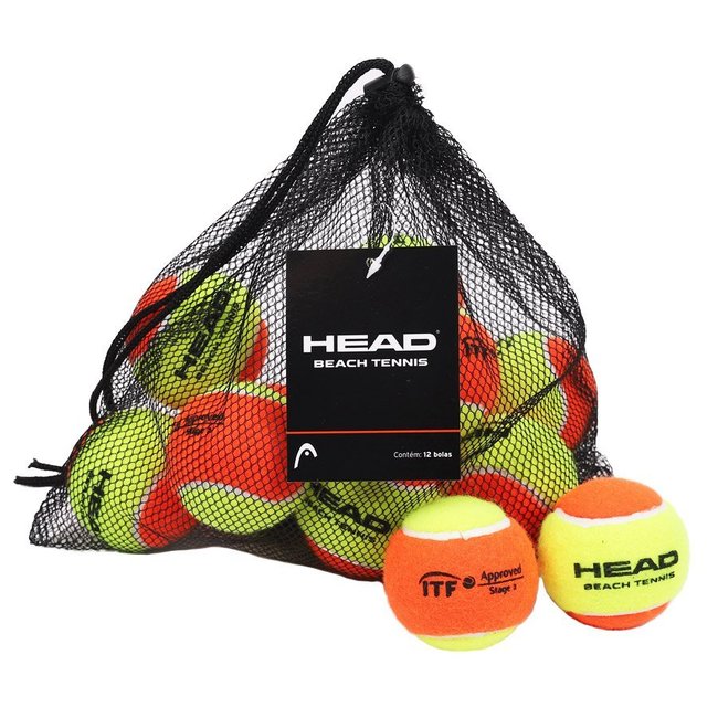 Bola Head Beach Tennis Pack 12 Bolas