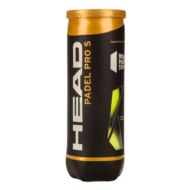 Bola HEAD Padel Pro S Tubo 3 Unidades
