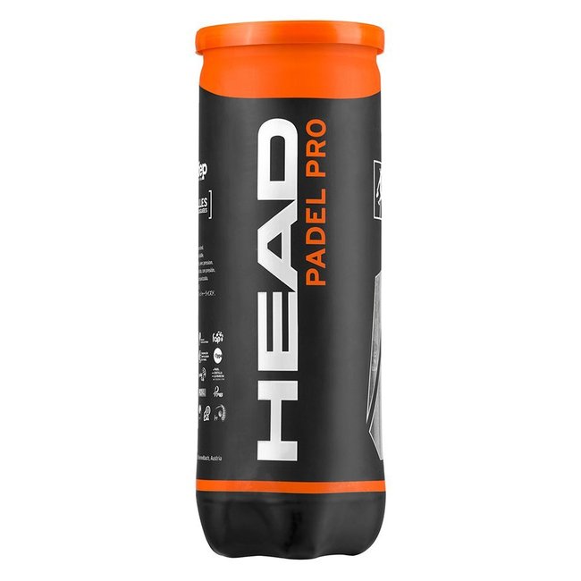 Bola HEAD Padel Pro Tubo 3 Unidades