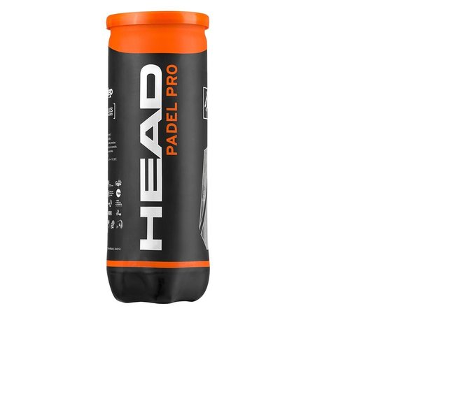 Bola HEAD Padel Pro Tubo 3 Unidades - 2 Tubos