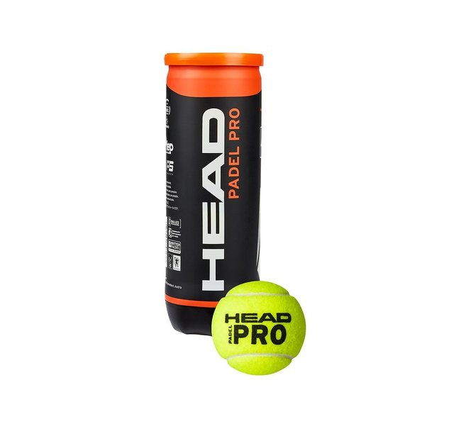 Bola HEAD Padel Pro Tubo 3 Unidades - 2 Tubos
