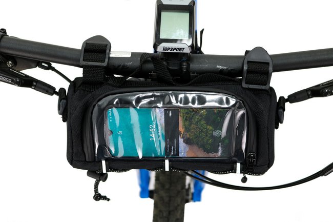 Bolsa de Guidão para Bike HUPI Quiriri com Porta Celular