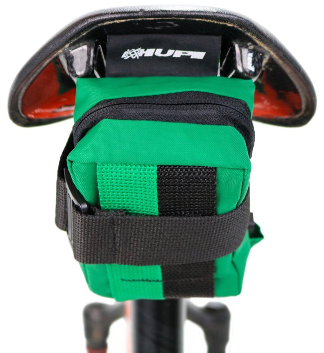 Bolsa de Selim HUPI Nano Verde Bandeira