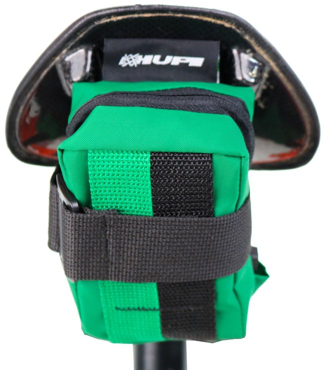 Bolsa de Selim HUPI Nano Verde Bandeira