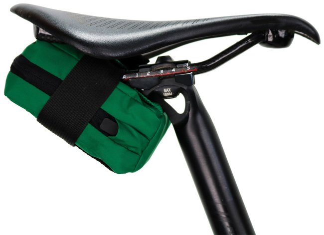 Bolsa de Selim HUPI Nano Verde Bandeira