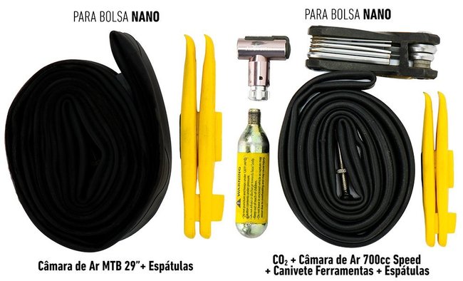 Bolsa de Selim HUPI Nano Verde Bandeira