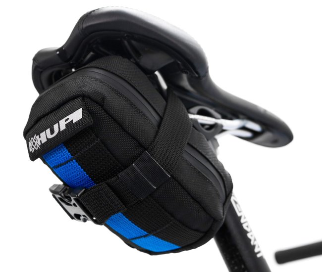 Bolsa de Selim Hupi Top Preto/Azul.