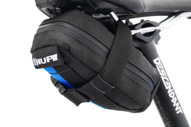 Bolsa de Selim Hupi Top Preto/Azul.