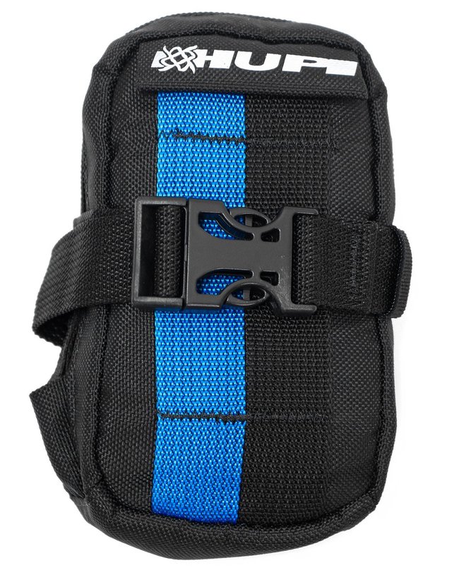 Bolsa de Selim Hupi Top Preto/Azul.