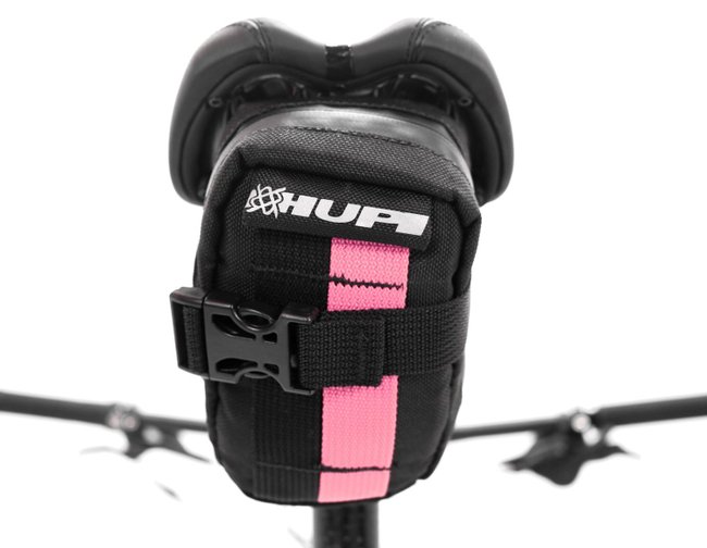 Bolsa de Selim HUPI Top Preto/Rosa