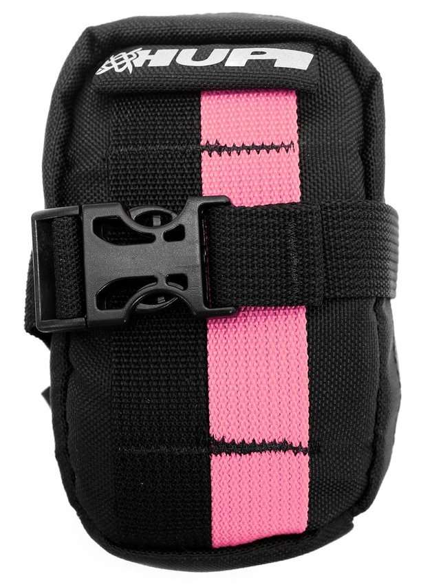 Bolsa de Selim HUPI Top Preto/Rosa