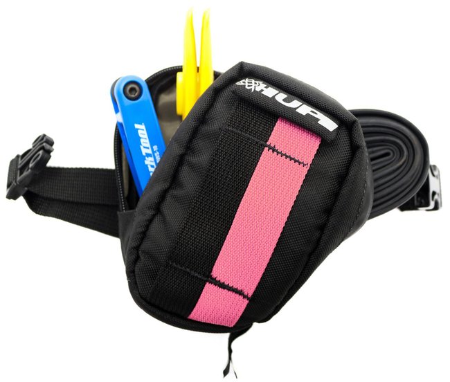 Bolsa de Selim HUPI Top Preto/Rosa