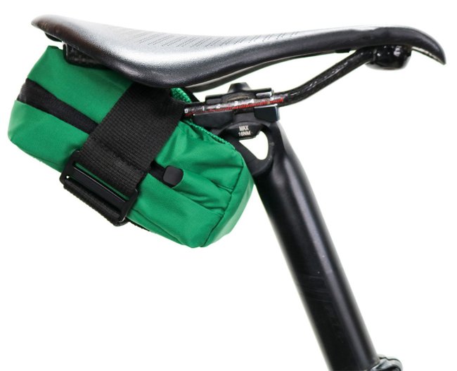 Bolsa de Selim HUPI Troia Verde Bandeira