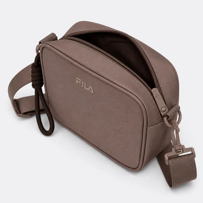 Bolsa Fila Lateral Sport Life Letter Caqui