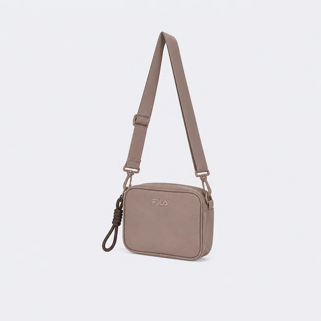Bolsa Fila Lateral Sport Life Letter Caqui