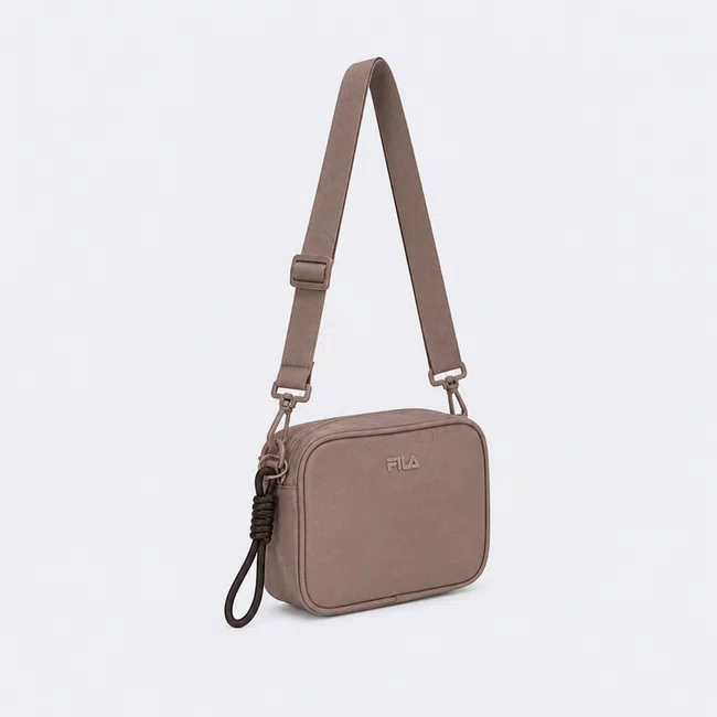 Bolsa Fila Lateral Sport Life Letter Caqui