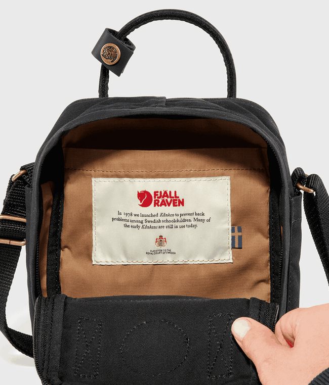 Bolsa Fjällräven Kånken Nº2 Sling Preta