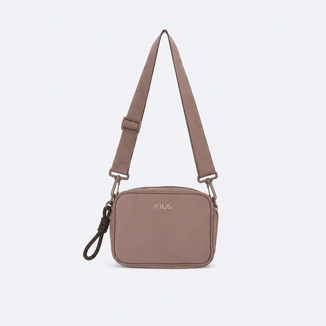 Bolsa Fila Lateral Sport Life Letter Caqui