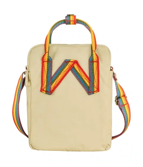 Bolsa Kånken Rainbow Sling Bege
