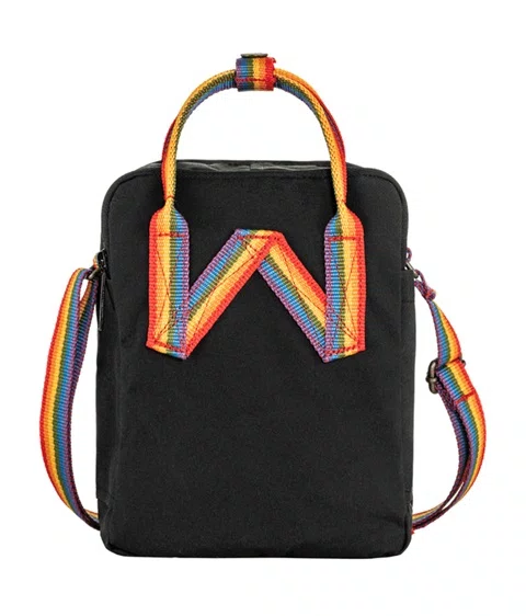 Bolsa Kånken Rainbow Sling Preta