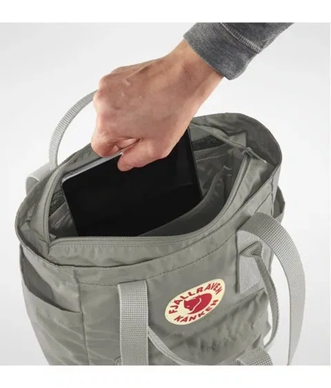 Bolsa Fjällräven Kånken Totepack Mini Cinza
