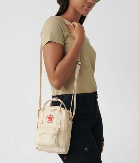 Bolsa Fjällräven Kånken Sling Bege