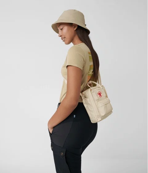 Bolsa Fjällräven Kånken Sling Bege