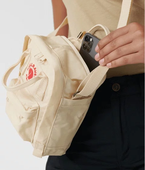 Bolsa Fjällräven Kånken Sling Bege