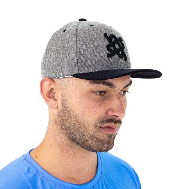Boné HUPI AM6 Cinza e Preto