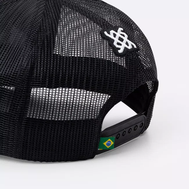 Boné HUPI Brasil com Tela Preto