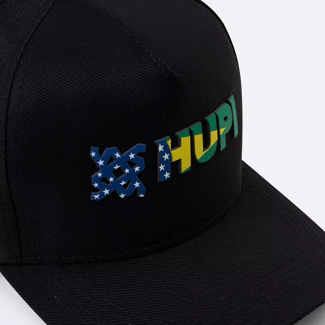 Boné HUPI Brasil Preto