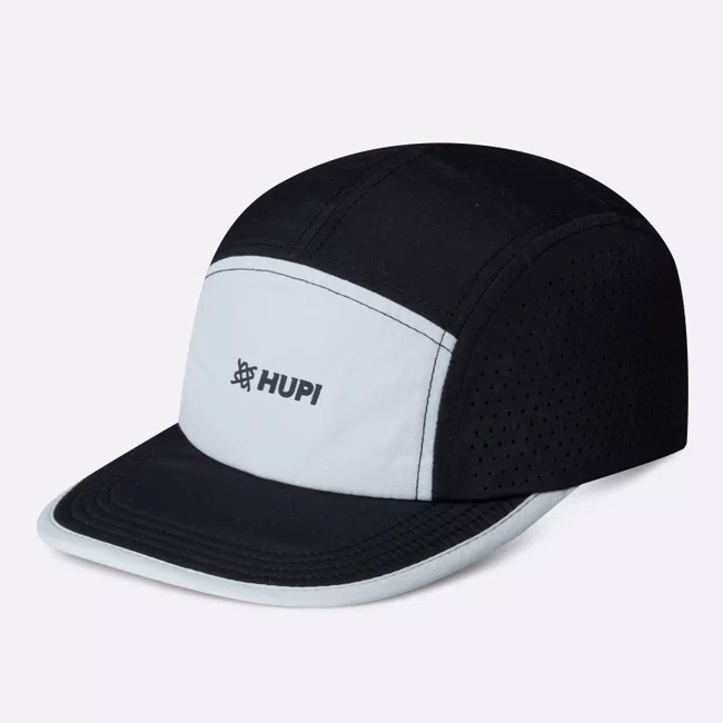 Boné HUPI Run Supreme Air Preto e Cinza