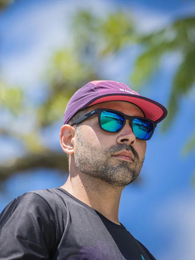 Boné HUPI Run Supreme Air Roxo