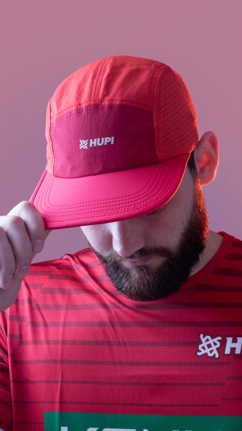 Boné HUPI Run Supreme Air Vermelho