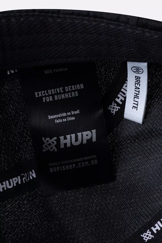 Boné HUPI Run Supreme Preto