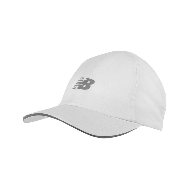 Boné New Balance Performance 6 Panel Unissex Branco