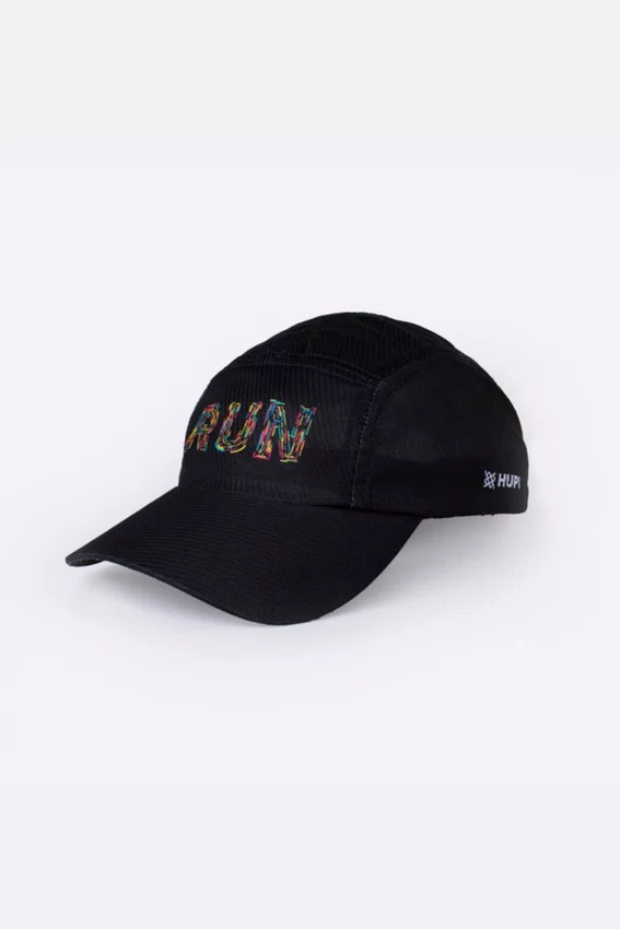 Boné para Corrida HUPI Run Colors Preto