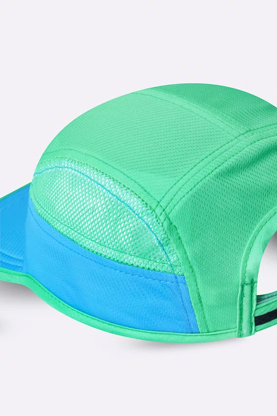 Boné Para Corrida HUPI Run Fast Air Verde