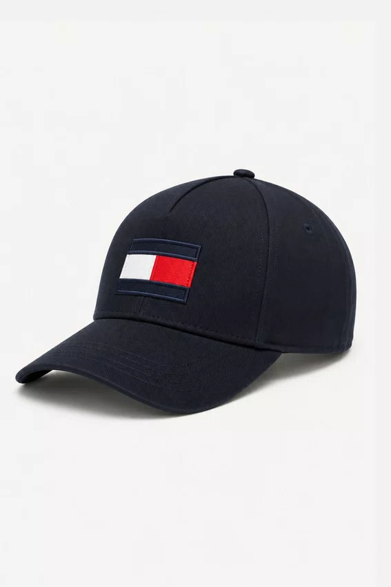 Boné Tommy Hilfiger Clássico Bandeira Azul Marinho