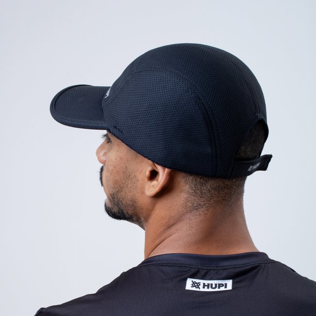 Boné UV com Proteção Solar HUPI Sun Dry Preto