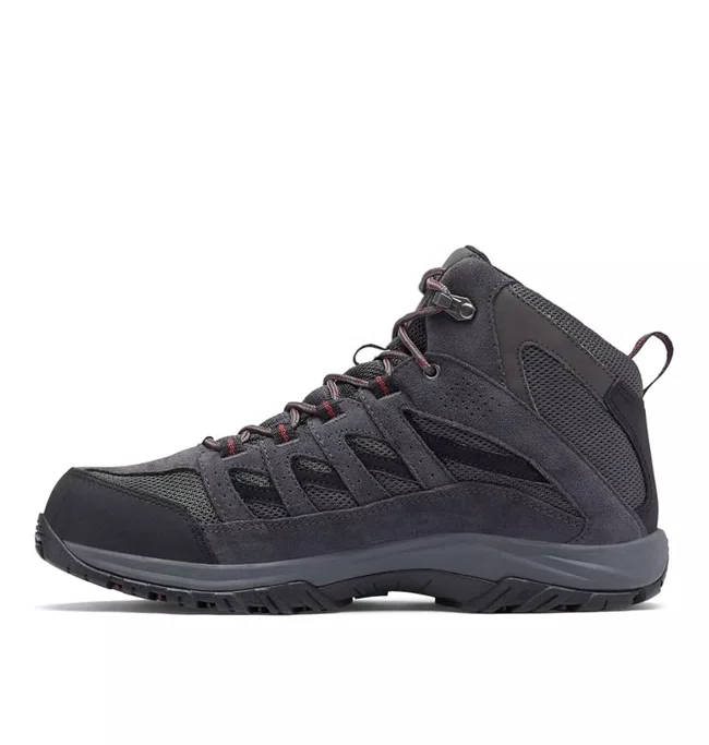 Bota Columbia Masculina Crestwood Mid Waterproof Cinza Escuro
