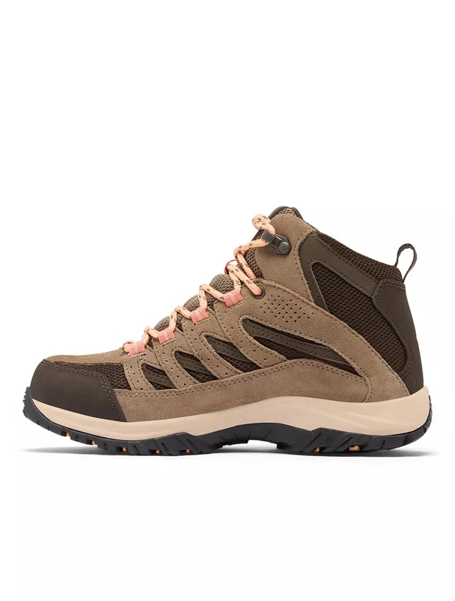 Bota Columbia Feminina Crestwood Mid Waterproof Marrom Claro