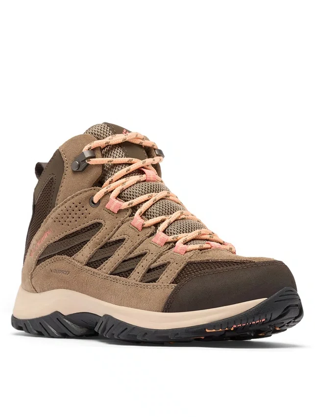 Bota Columbia Feminina Crestwood Mid Waterproof Marrom Claro
