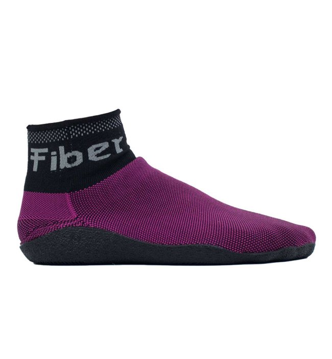 Bota Sapatilha Beach Tennis Fiber Multisports Rosa e Preto