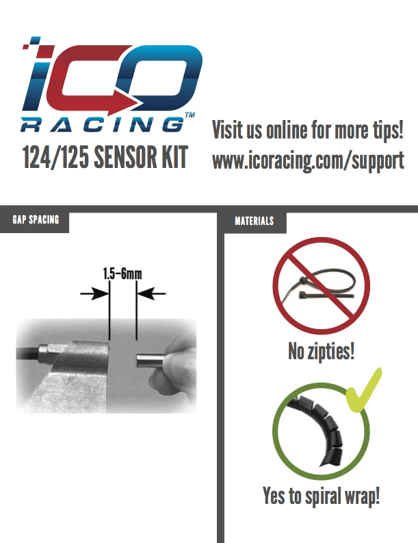 Cabo do sensor para Odometro ICO MAX 2
