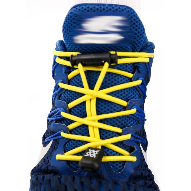 Cadarço Elástico HUPI LACES Amarelo Liso