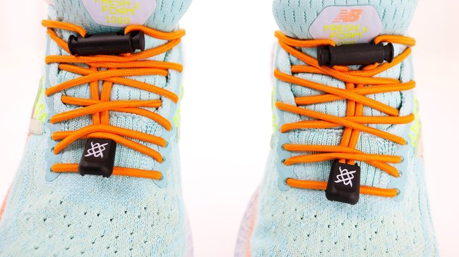 Cadarço Elástico HUPI LACES Laranja Liso