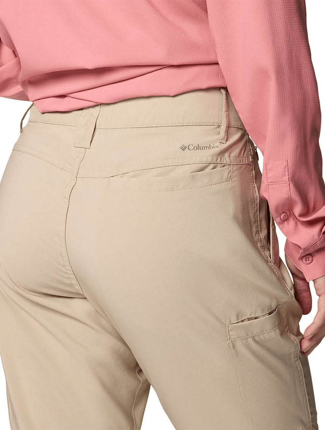 Calça Columbia Feminina Silver Ridge Utility Convertible Bege