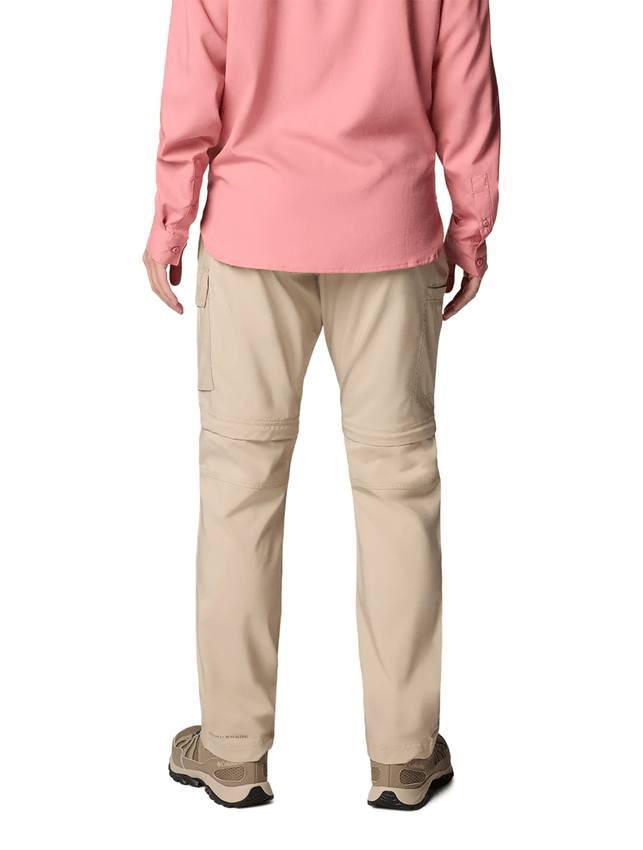 Calça Columbia Feminina Silver Ridge Utility Convertible Bege